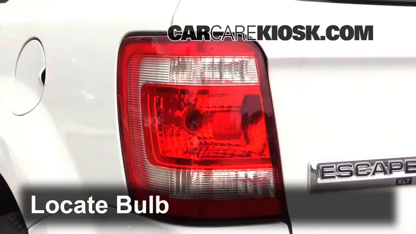 2012 Ford Escape XLT 2.5L 4 Cyl. Lights